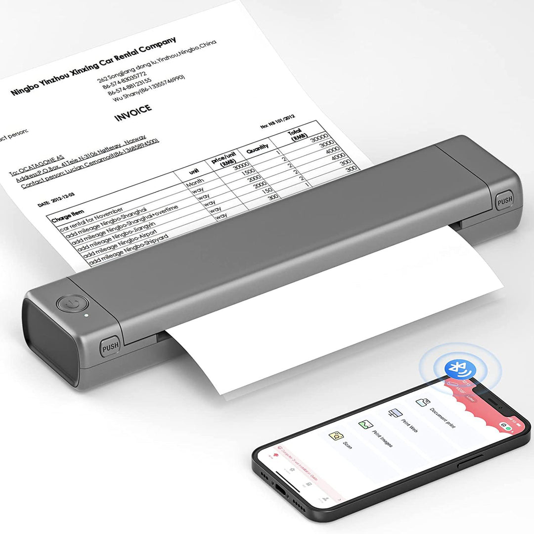 Royallure Pocket Thermal Printer – Kompaktowa drukarka termiczna bez tuszu, Bluetooth Drukuj gdziekolwiek