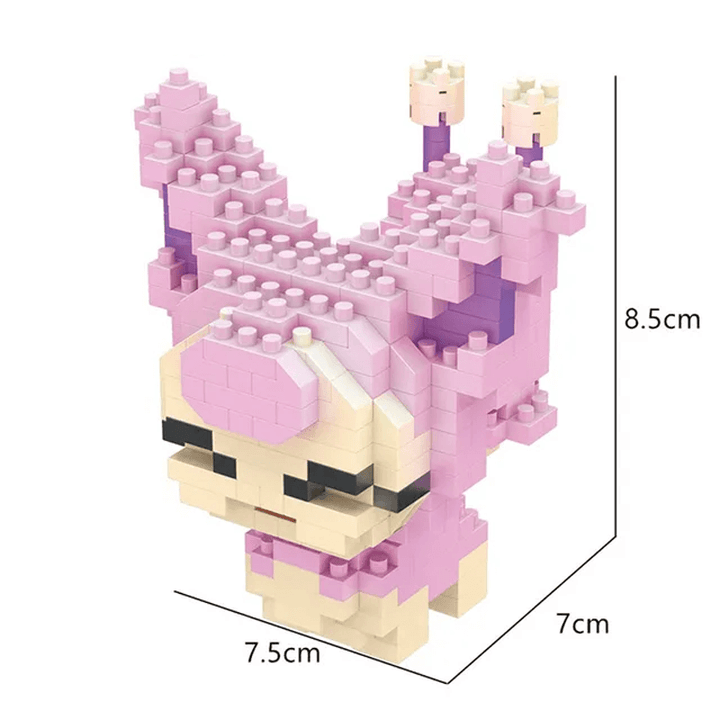 Poke Postacie Nanoblocks Anime Klocki Budowlane