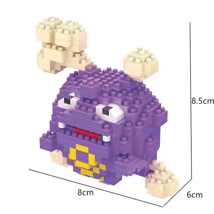 Poke Postacie Nanoblocks Anime Klocki Budowlane