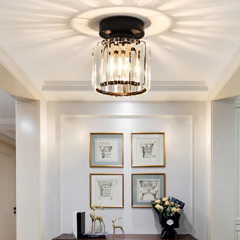 Lampa sufitowa Kristall Flush Mount Nowoczesna Armatura