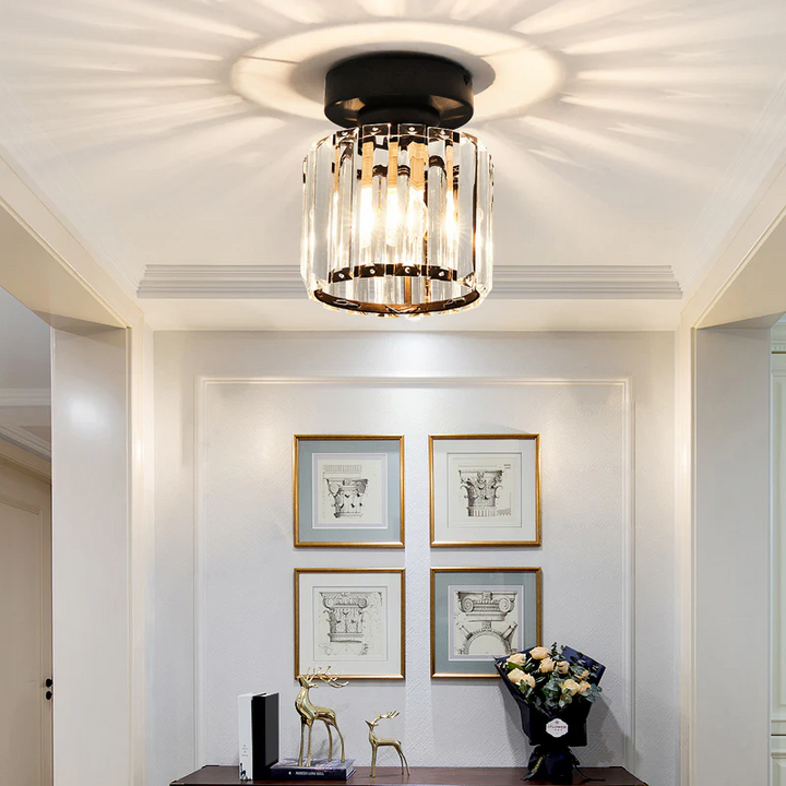 Lampa sufitowa Kristall Flush Mount Nowoczesna Armatura