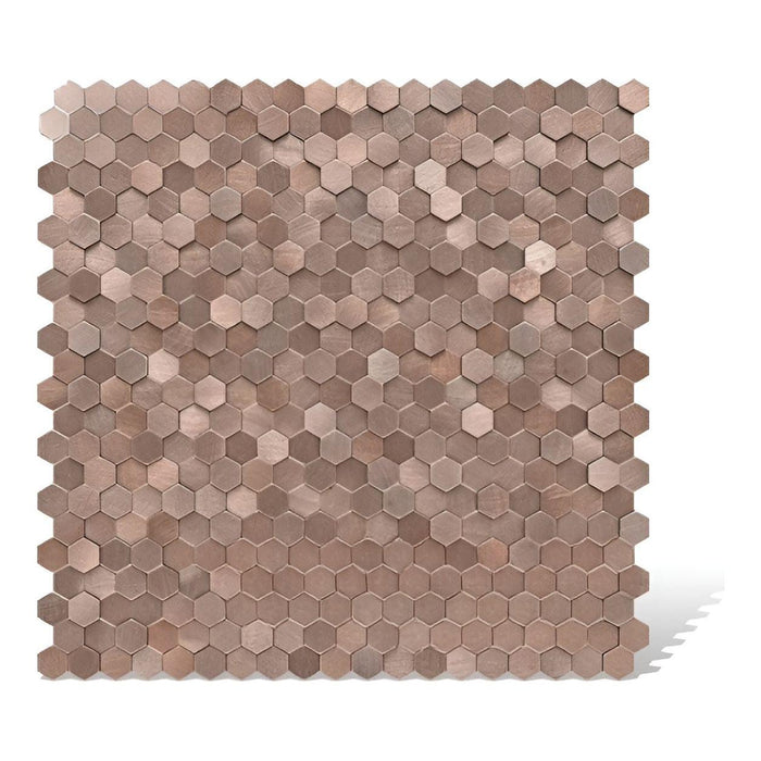 SplashSafe Naklejki - Samoprzylepna luksusowa tapeta metalowa