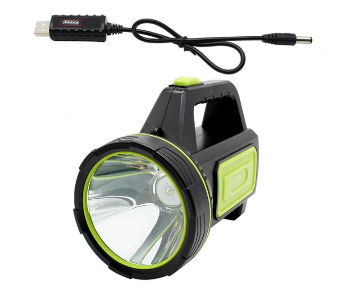 Latarka LED z bocznym światłem – Przenośna lampa robocza do kempingu i sytuacji awaryjnych