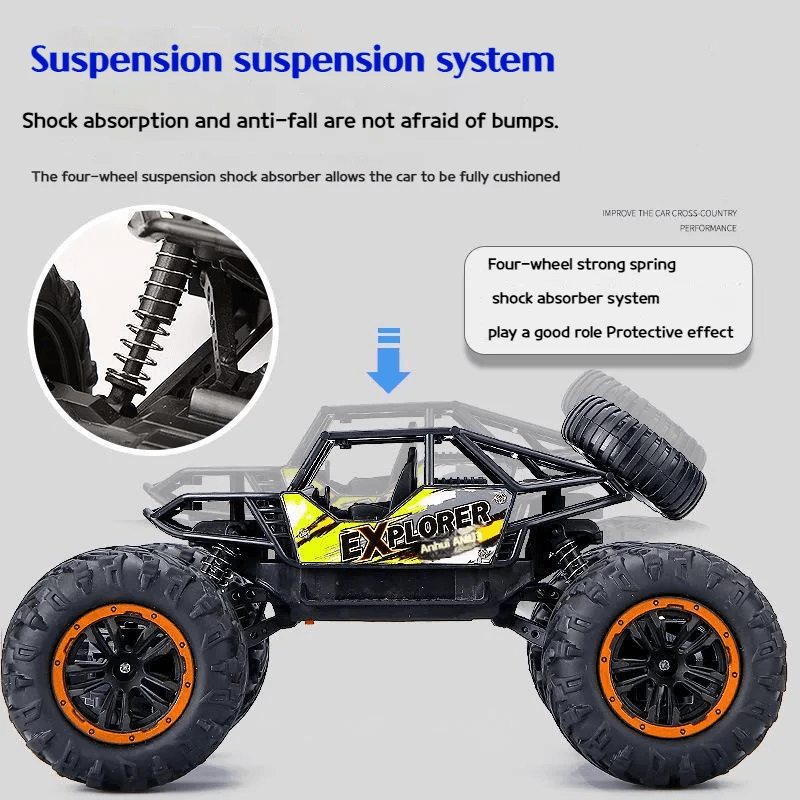 Zdalnie Sterowany Off-Road – 2.4G RC Buggy do Wspinaczki i Terenu, Zabawka Truck do Wszystkich Rodzajów Terenu