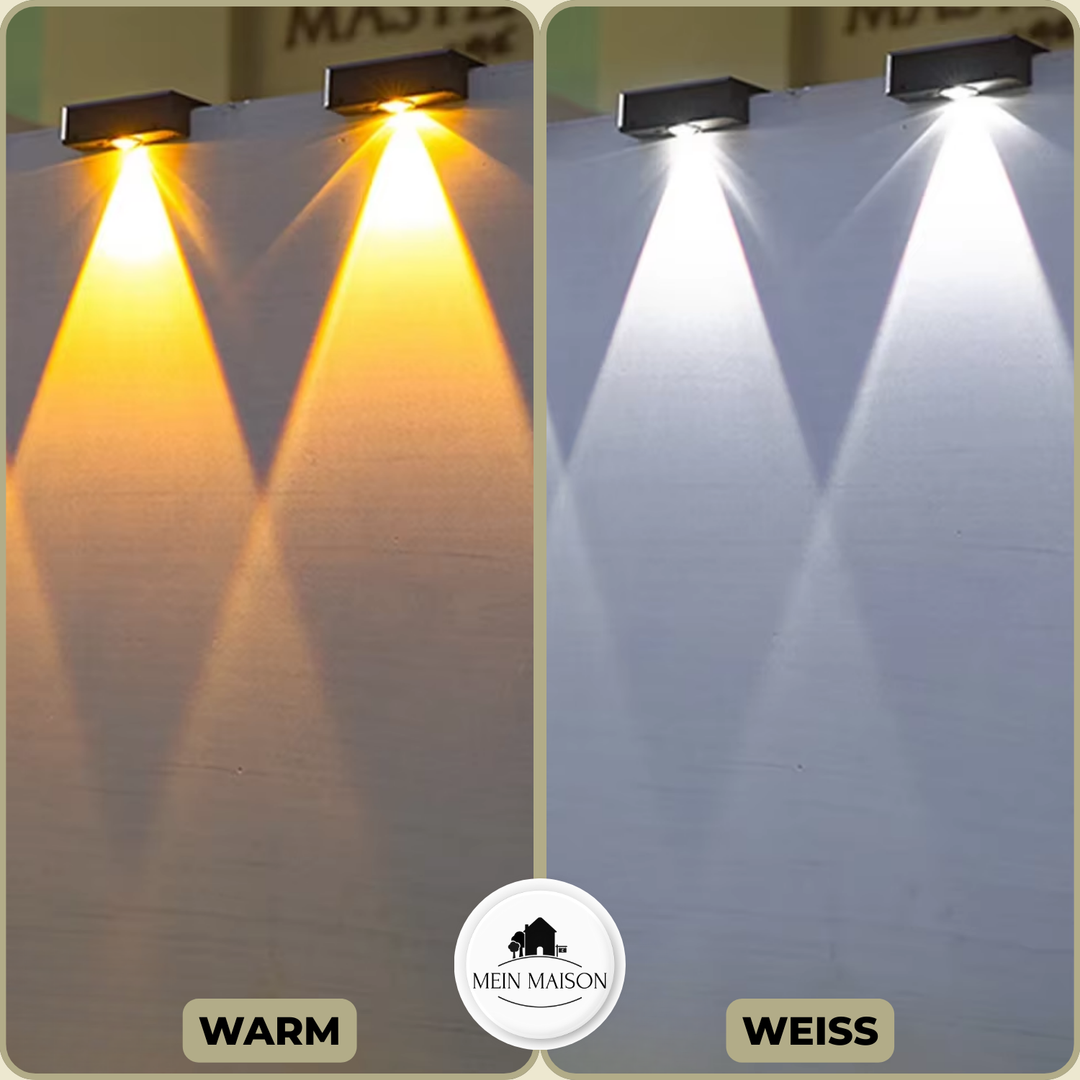 Carvallo Lampa Ogrodowa | Energia Słoneczna LED | Ciepłe i Kolorowe Oświetlenie | Wodoodporność IP65