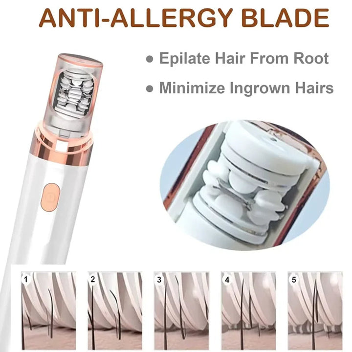 2 w 1 Usuwanie Włosów z Twarzy i Epilator dla Kobiet