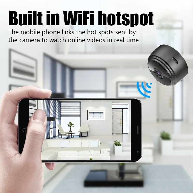 1080p Magnetyczna Kamera WiFi Mini Bezprzewodowa