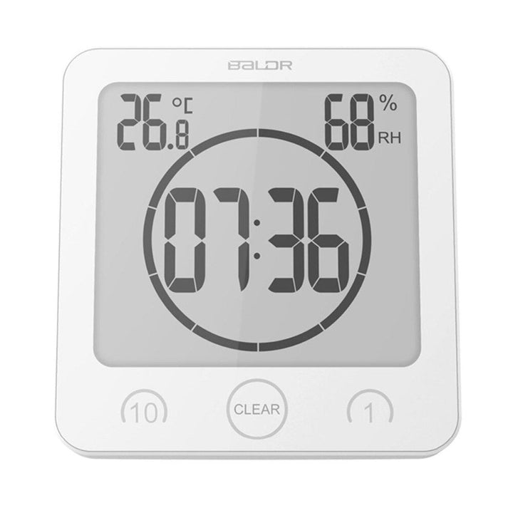AquaTime - Wodoodporna zegarek prysznicowy