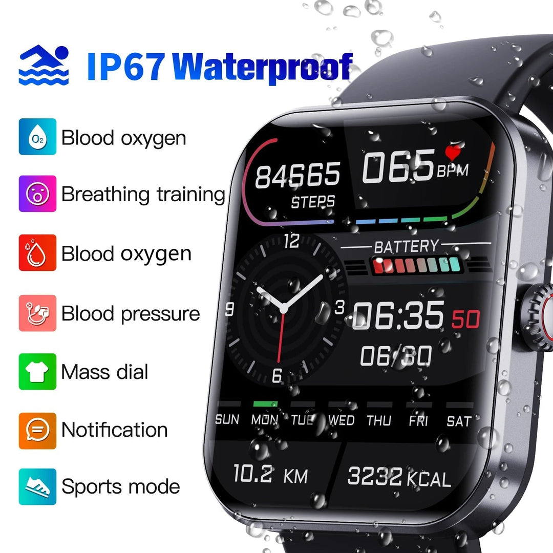 Pomiar glukozy we krwi Smartwatch | Inteligentny zegarek do nieinwazyjnego testowania glukozy we krwi