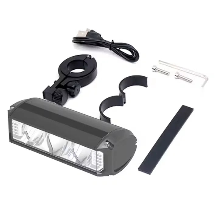 Ultra-Jasna Lampa Rowerowa LED | Regulowana Jasność | Wodoodporna i Wielofunkcyjna Lampa Rowerowa