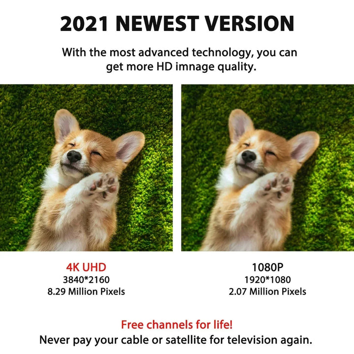 Antena ClearWave wewnętrzna HDTV – wzmacniacz sygnału o dużym zasięgu