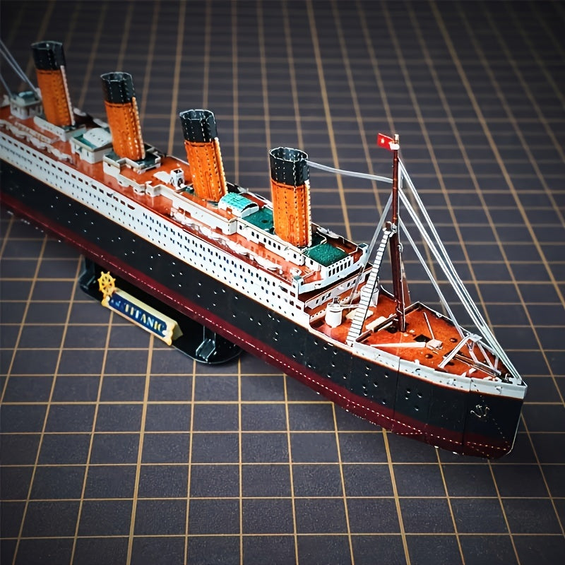Titanic 3D Model Metalowy – Szczegółowy model DIY dla kreatywnych rzemieślników