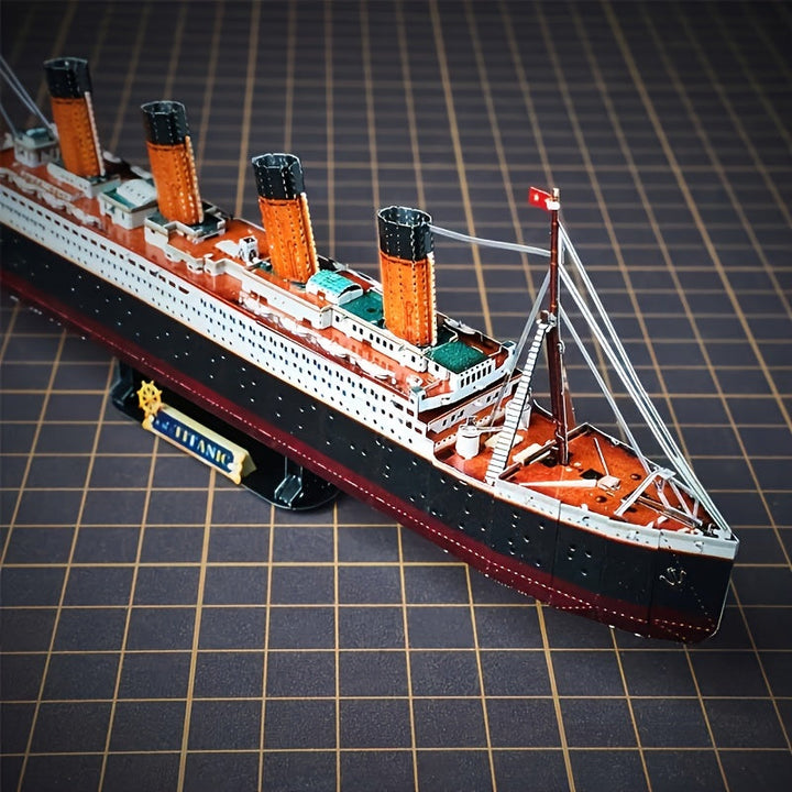 Titanic 3D Model Metalowy – Szczegółowy model DIY dla kreatywnych rzemieślników