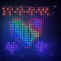 Kurtyna świetlna LED RGB z Bluetooth i aplikacją – 1x1 do 3x3 m