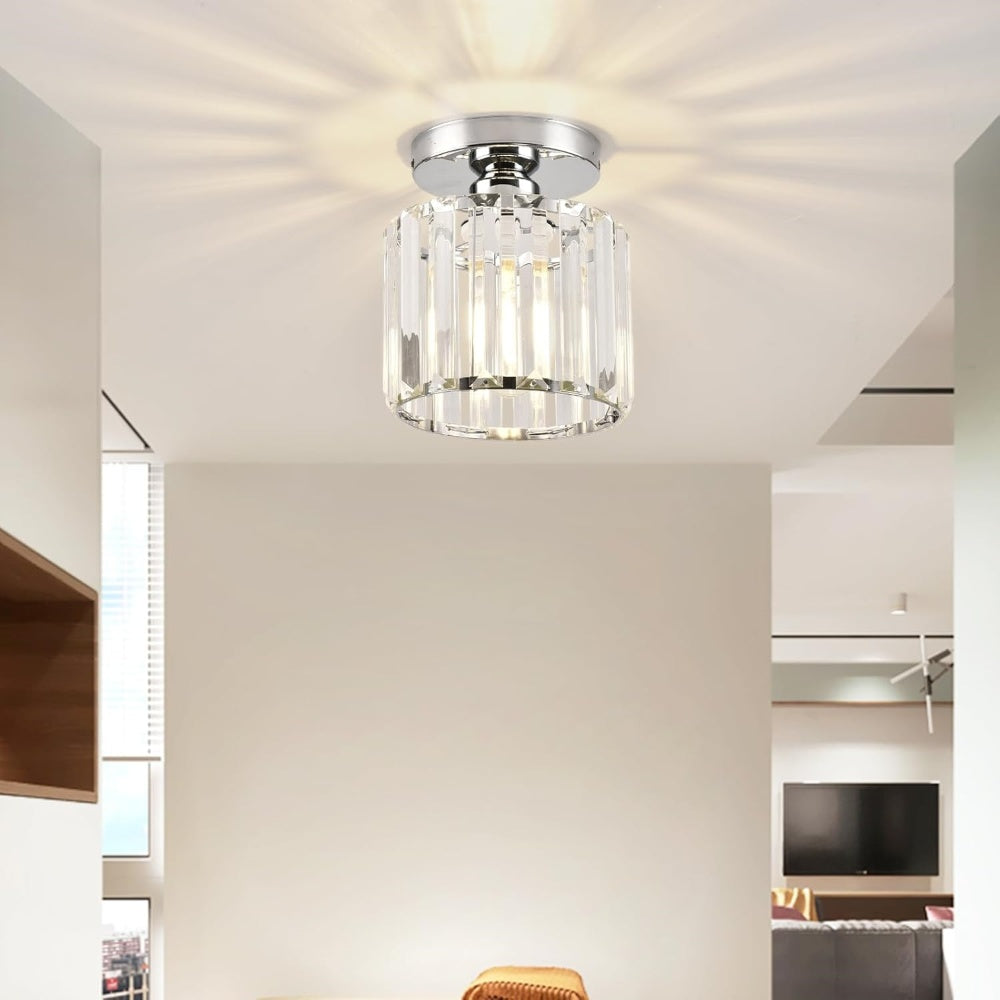 Lampa sufitowa Kristall Flush Mount Nowoczesna Armatura