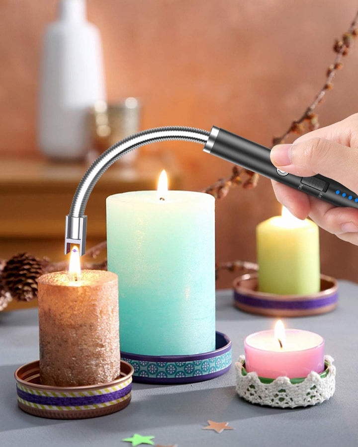 Elektrostatyczna zapalniczka USB z elastyczną szyją