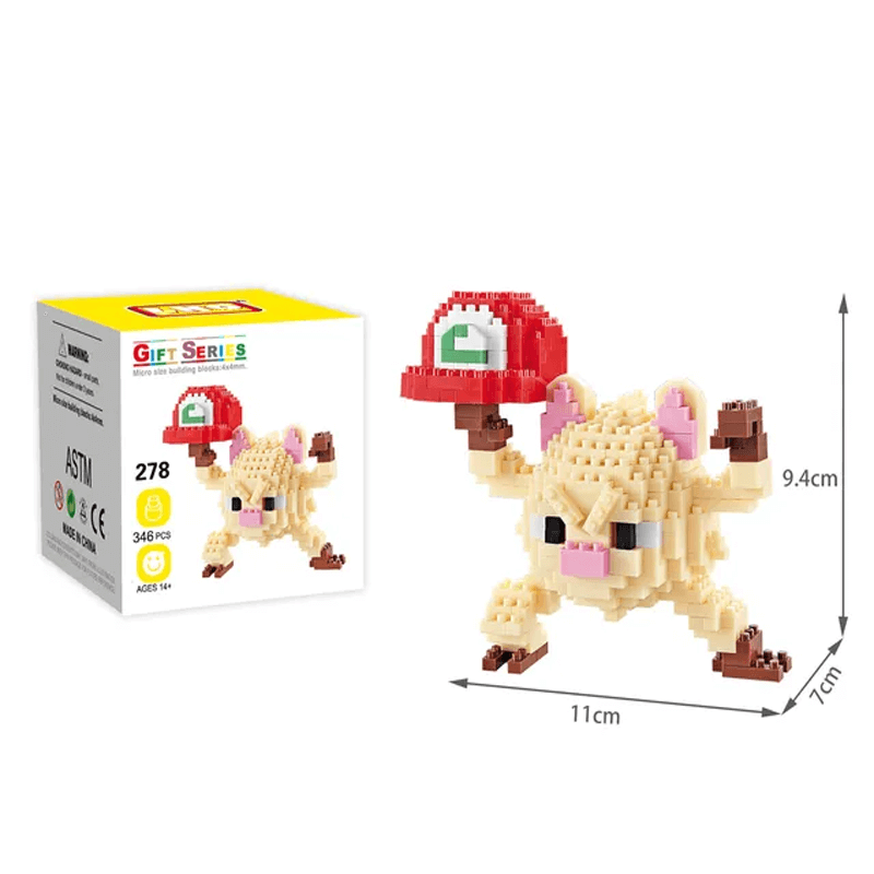 Poke Postacie Nanoblocks Anime Klocki Budowlane