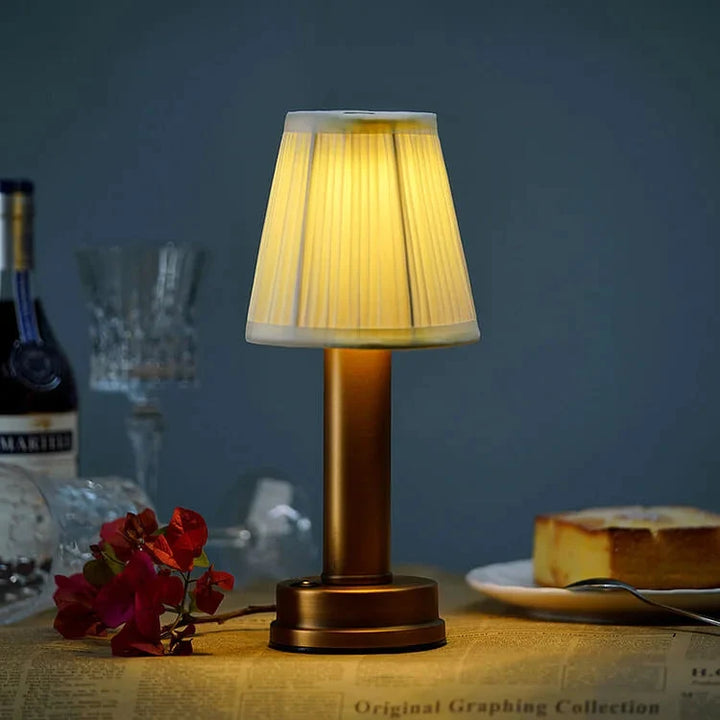 Elegancka bezprzewodowa lampa stołowa LED Silk Touch – nowoczesna elegancja