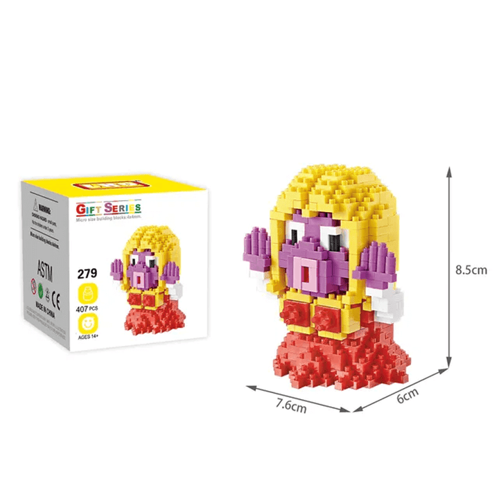 Poke Postacie Nanoblocks Anime Klocki Budowlane