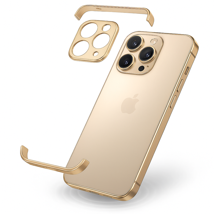 Minimalistyczny Slim Etui Ochronne z Metalu
