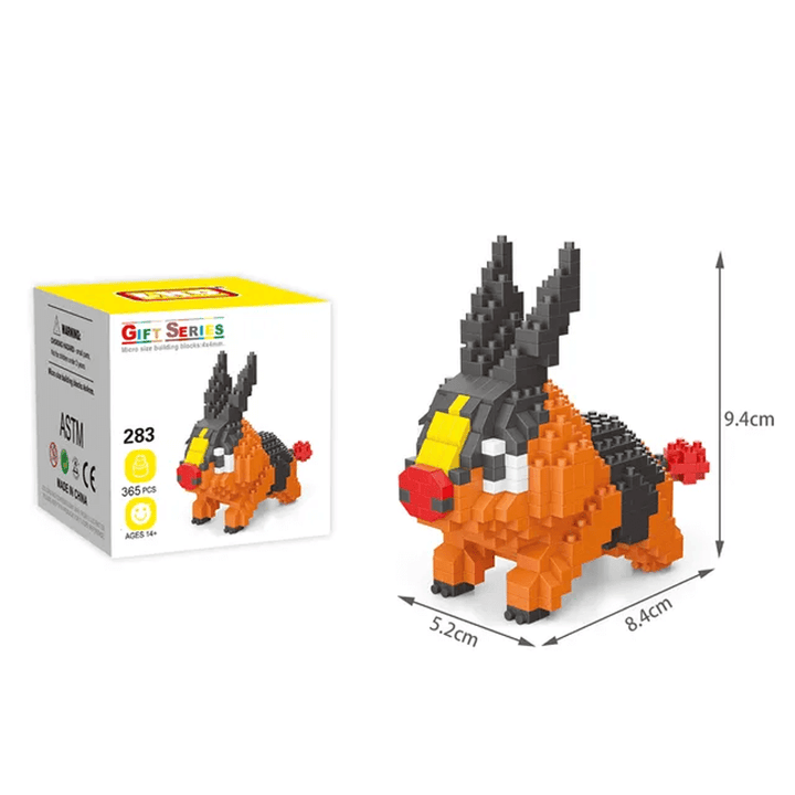 Poke Postacie Nanoblocks Anime Klocki Budowlane