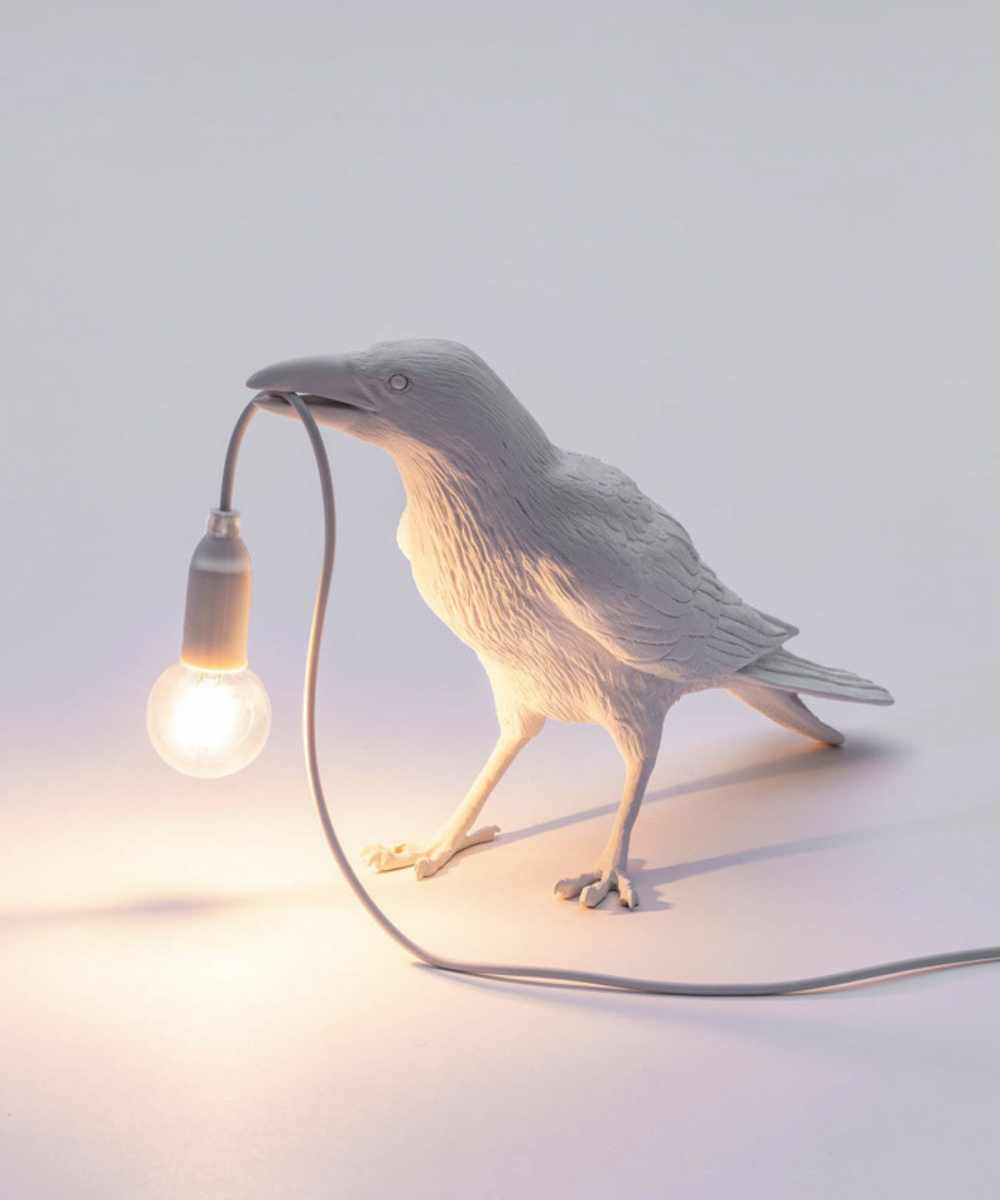 Lampa Stołowa Crow - Unikalne i Artystyczne Oświetlenie