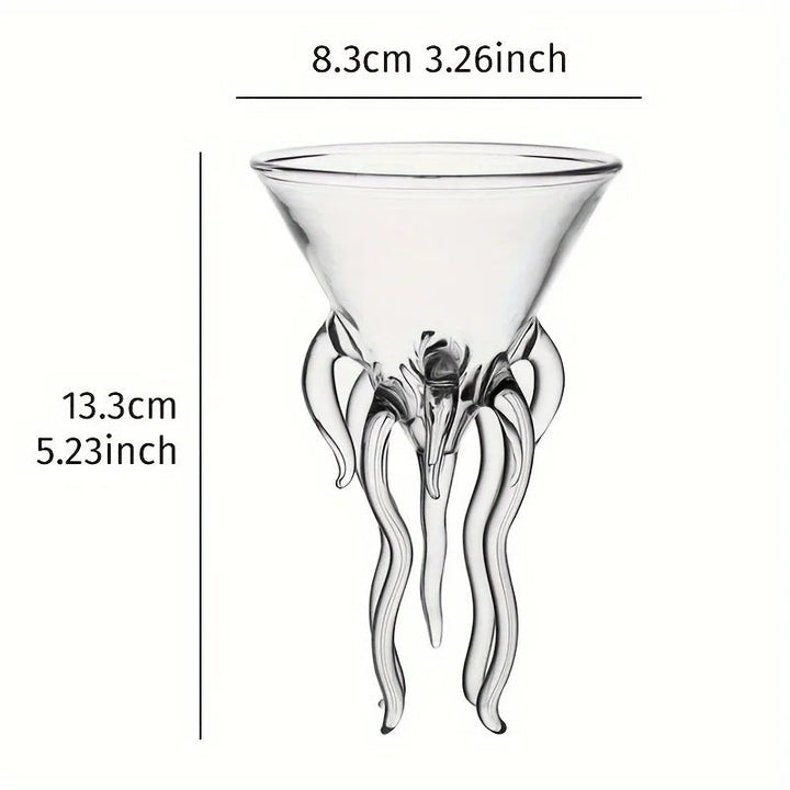 Carvallo - Unikalny kieliszek Martini inspirowany ośmiornicą dla stylowych domowych barów