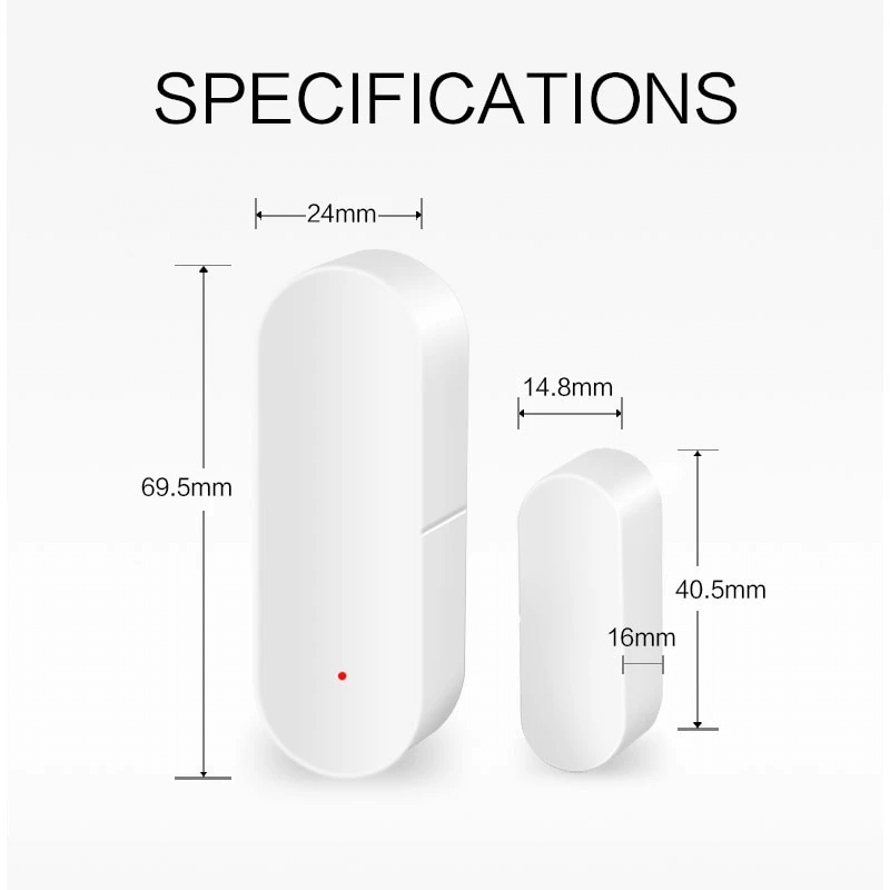 Inteligentny czujnik drzwi z WiFi i Bluetooth