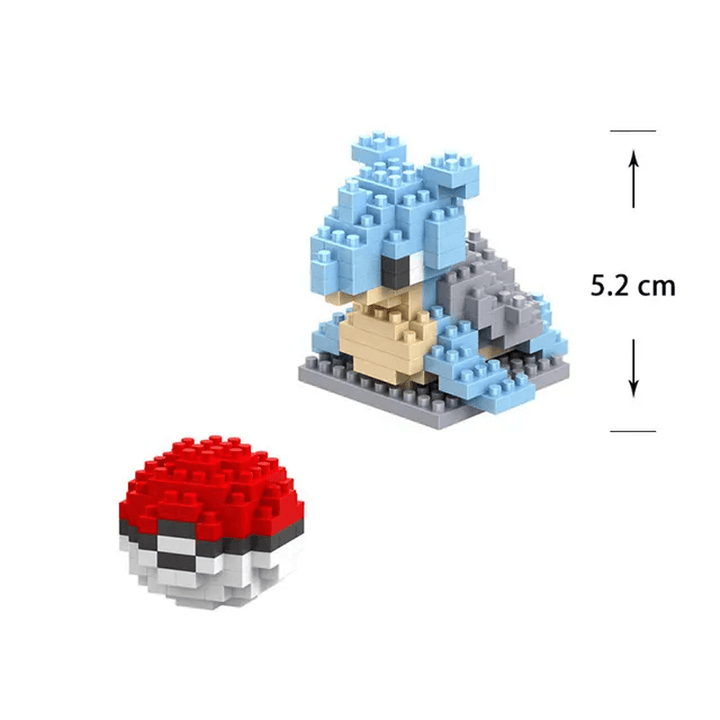 Poke Postacie Nanoblocks Anime Klocki Budowlane