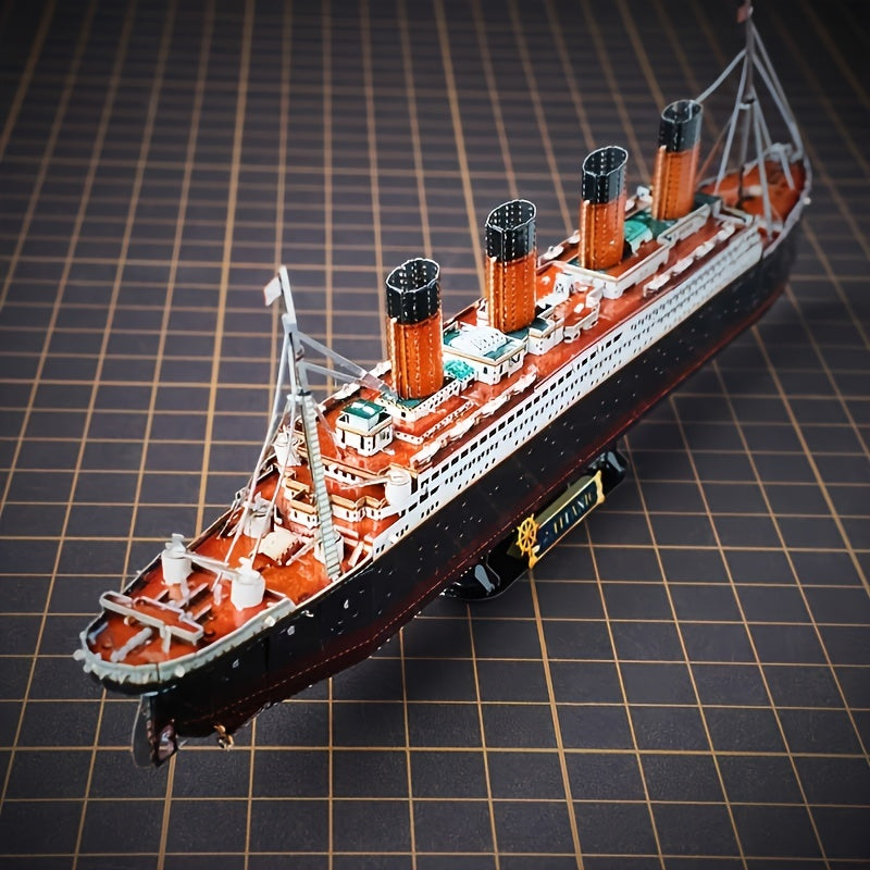 Titanic 3D Model Metalowy – Szczegółowy model DIY dla kreatywnych rzemieślników