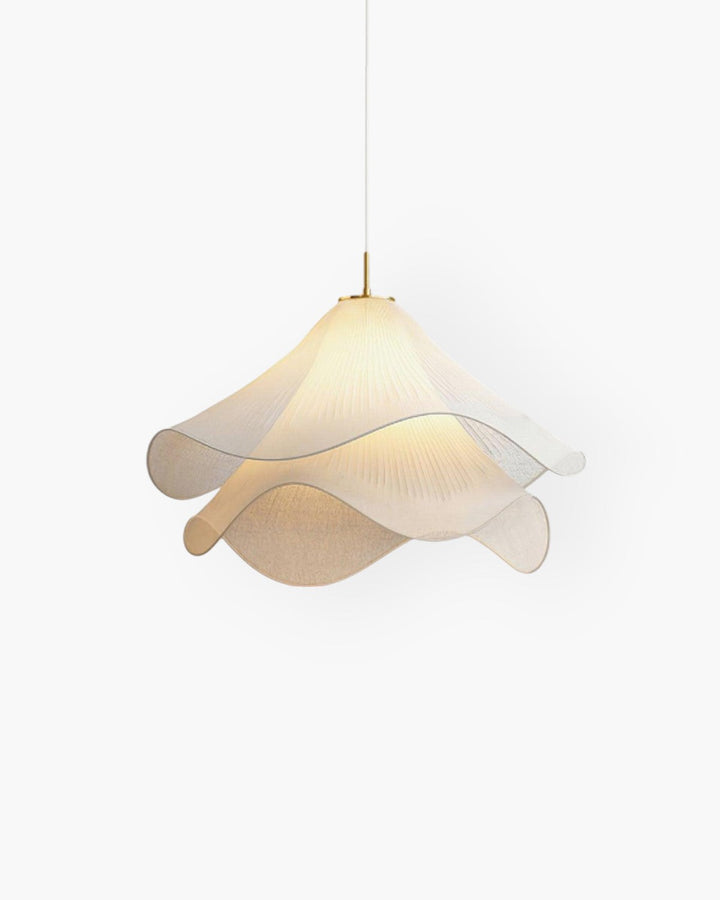 Lampa Wisząca Soft Bloom | 16″–20″ Lampa Tekstylna | Rzeźbiarska Atmosfera