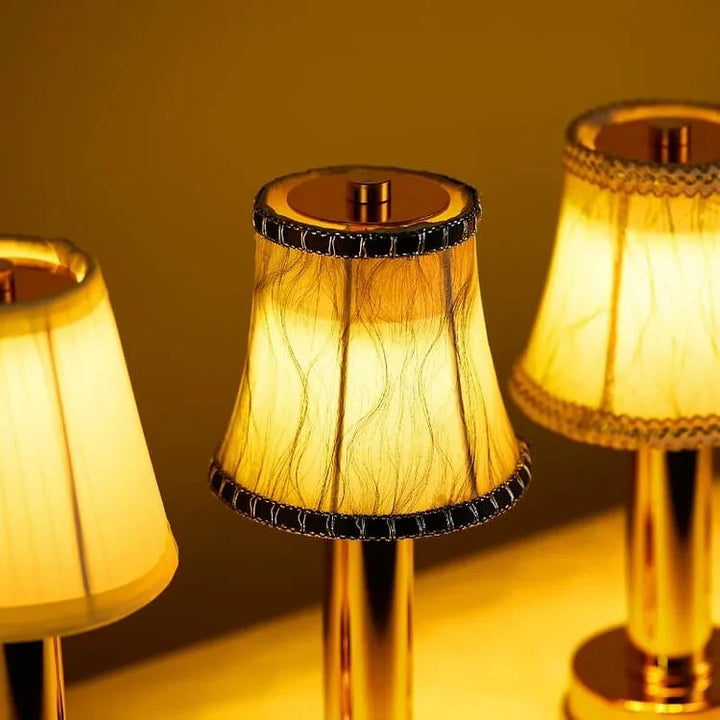 Elegancka bezprzewodowa lampa stołowa LED Silk Touch – nowoczesna elegancja