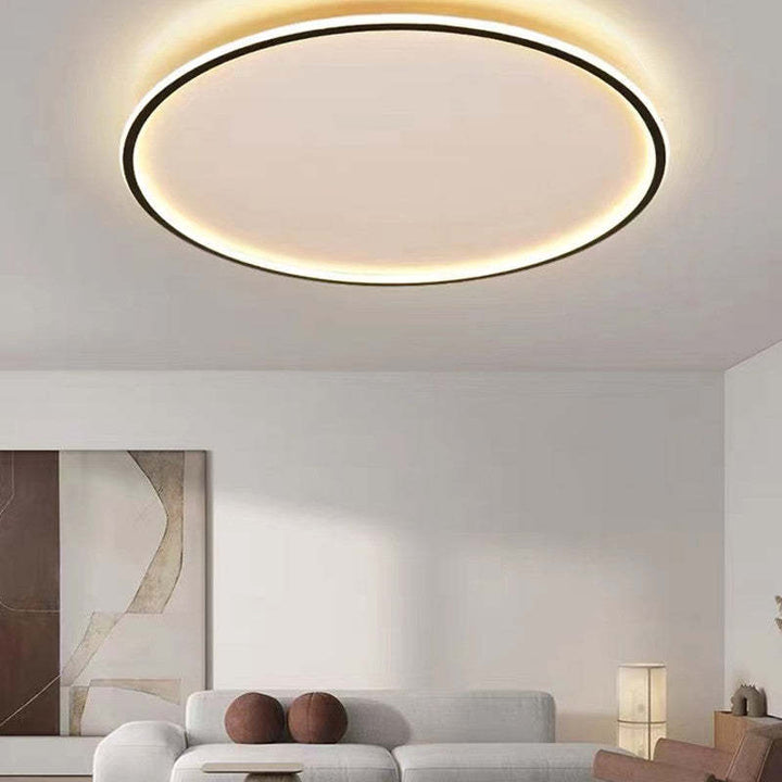 Ultra-cienka nowoczesna lampa sufitowa | LED do niskich sufitów | Okrągła i ściemniana