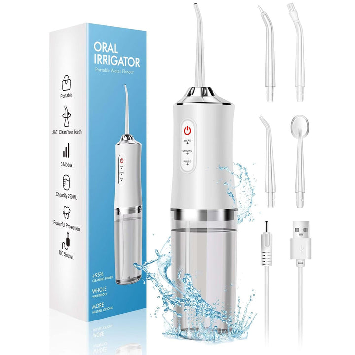 Bezprzewodowy Irrigator do Zębów – Przenośny Ładowany Oral Irrigator do Głębokiego Czyszczenia