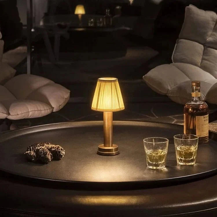Elegancka bezprzewodowa lampa stołowa LED Silk Touch – nowoczesna elegancja