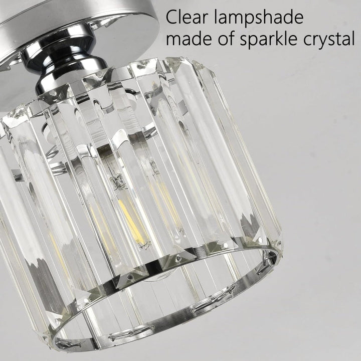 Lampa sufitowa Kristall Flush Mount Nowoczesna Armatura