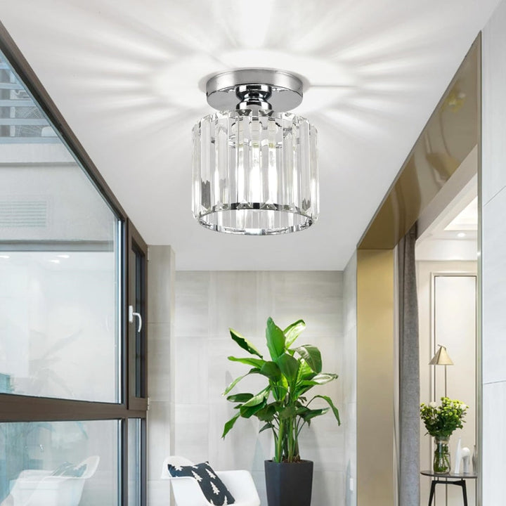 Lampa sufitowa Kristall Flush Mount Nowoczesna Armatura