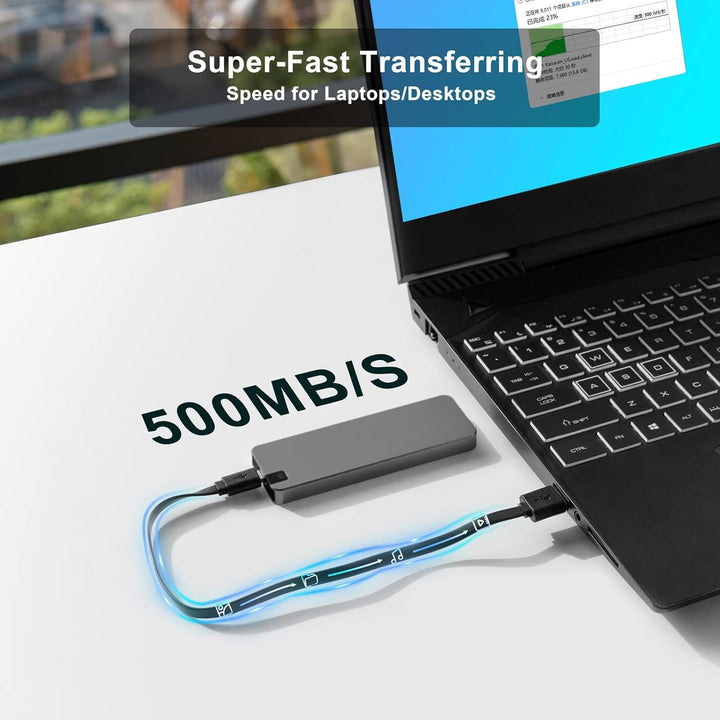 Przenośny Dysk SSD Kompaktowy USB 3.2 Szybkie Przechowywanie