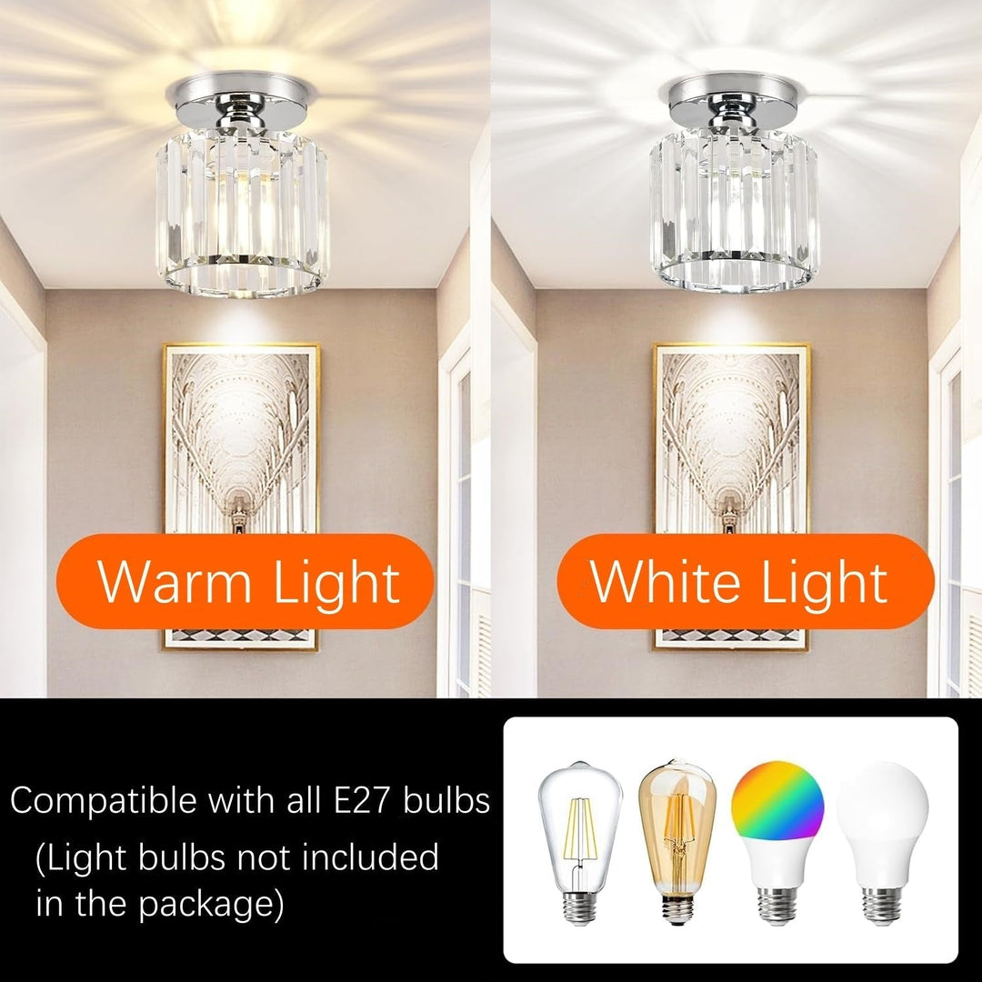 Lampa sufitowa Kristall Flush Mount Nowoczesna Armatura