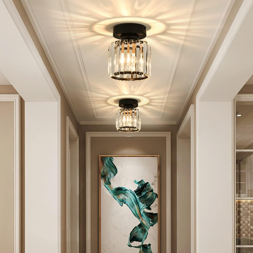 Lampa sufitowa Kristall Flush Mount Nowoczesna Armatura