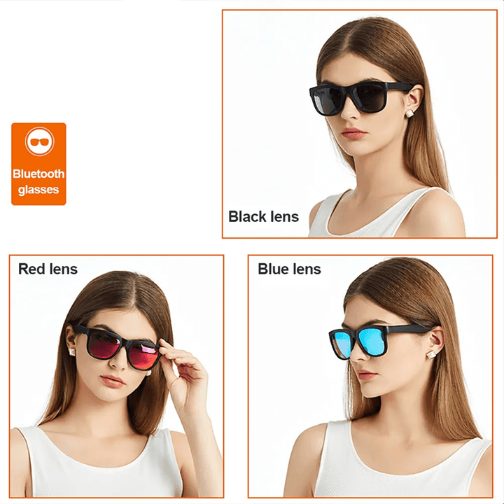 Inteligentne okulary Bluetooth z głośnikiem