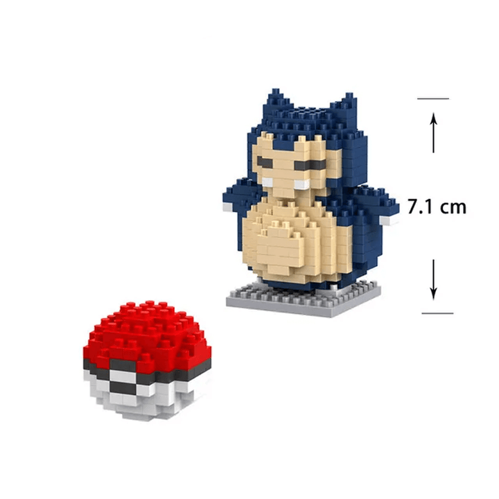 Poke Postacie Nanoblocks Anime Klocki Budowlane