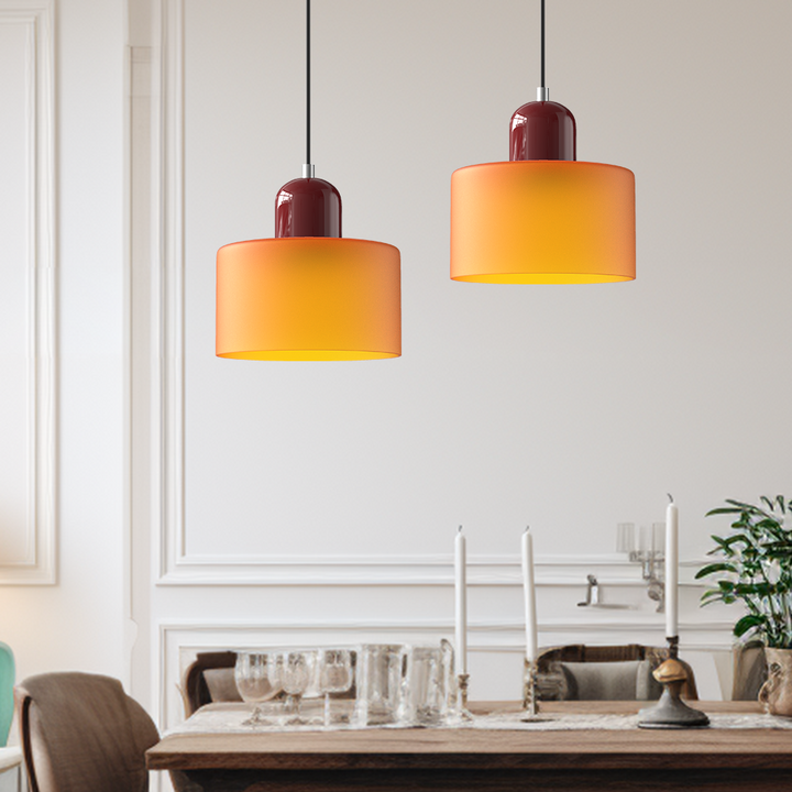 Lampa wisząca Bauhaus | Nowoczesny design kulisty | Regulowana lampa sufitowa | Brick by Brick
