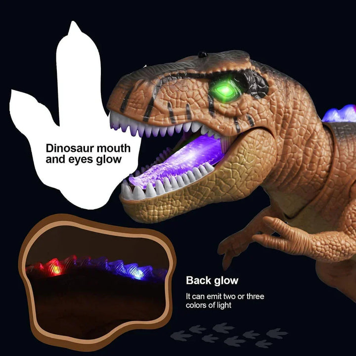 Zdalnie Sterowany T-Rex Dinozaur z Lampą LED