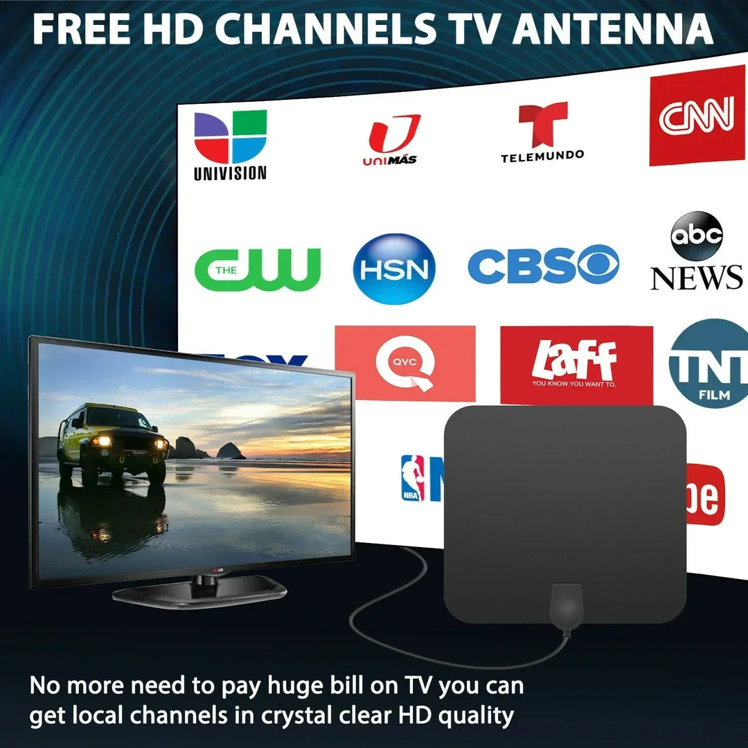 Antena ClearWave wewnętrzna HDTV – wzmacniacz sygnału o dużym zasięgu