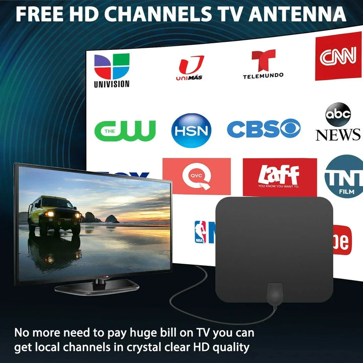 Antena ClearWave wewnętrzna HDTV – wzmacniacz sygnału o dużym zasięgu