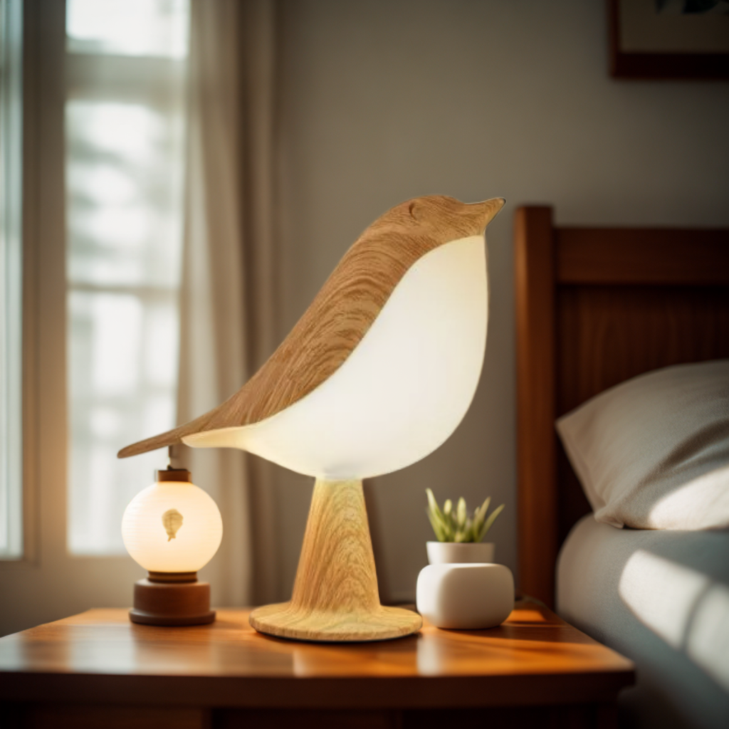 LumiBird – Uspokajająca lampka nocna z sylwetką ptaka