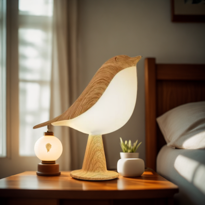 LumiBird – Uspokajająca lampka nocna z sylwetką ptaka