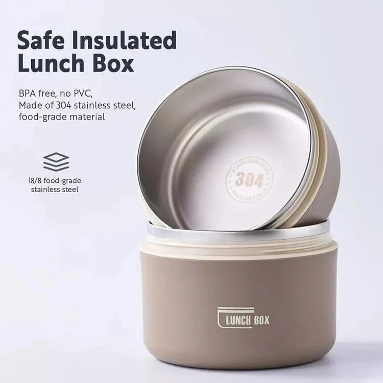 Izolowana Pojemnik na Lunch Wiele Przegródek BPA-free Plastik Stal Nierdzewna