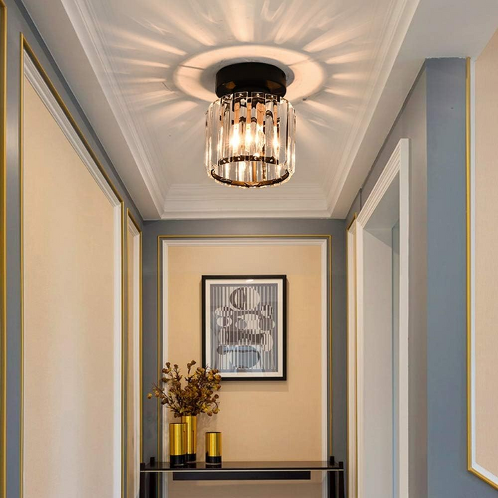 Lampa sufitowa Kristall Flush Mount Nowoczesna Armatura